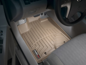 Toyota Highlander 2009-2013 - Коврики резиновые с бортиком, передние, бежевые. (WeatherTech) Hybrid фото, цена