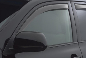 Toyota Highlander 2008-2013 - Дефлекторы окон (ветровики), передние, светлые. (WeatherTech) фото, цена