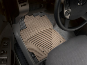 Toyota Prius 2004-2009 - Коврики резиновые, передние, бежевые. (WeatherTech) фото, цена