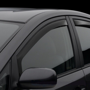 Toyota Prius 2004-2009 - Дефлекторы окон (ветровики), передние, темные. (WeatherTech)                      фото, цена