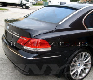BMW 7 2002-2010 - Лип спойлер на крышку багажника (под покраску) фото, цена