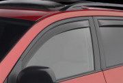Toyota Rav 4 2006-2012 - Дефлекторы окон (ветровики), передние, темные. (WeatherTech)                фото, цена