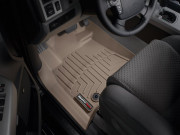 Toyota Sequoia 2013-2021 - Коврики резиновые с бортиком, передние, бежевые. (WeatherTech) фото, цена