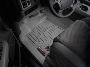 Toyota Sequoia 2013-2021 - Коврики резиновые с бортиком, передние, серые. (WeatherTech) фото, цена
