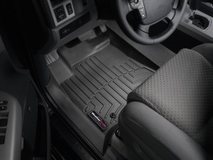 Toyota Sequoia 2008-2012 - Коврики резиновые с бортиком, передние, черные. (WeatherTech) фото, цена