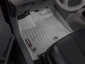 Toyota Sienna 2013-2021 - Коврики резиновые с бортиком, передние, серые. (WeatherTech) фото, цена