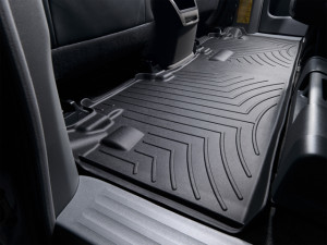 Toyota Sienna 2011-2019 - (8 мест) Коврики резиновые с бортиком, задние, черные. (WeatherTech) фото, цена