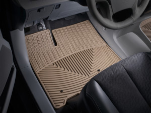 Toyota Sienna 2011-2012 - Коврики резиновые, передние, бежевые. (WeatherTech) фото, цена