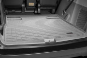 Toyota Sienna 2011-2014 - (2 ряда) Коврик резиновый в багажник, серый. (WeatherTech) фото, цена