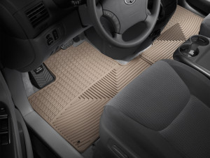 Toyota Sienna 2004-2010 - Коврики резиновые, передние, бежевые. (WeatherTech) фото, цена