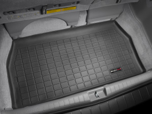 Toyota Sienna 2004-2010 - (3 ряда) Коврик резиновый в багажник, черный. (WeatherTech) фото, цена