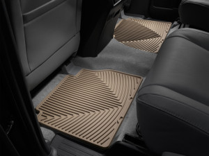 Toyota Tundra 2007-2012 - Коврики резиновые, задние, бежевые. (WeatherTech) фото, цена