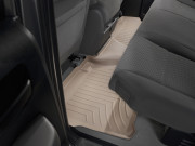 Toyota Tundra 2007-2012 - (Double Cab) Коврики резиновые с бортиком, задние, бежевые. (WeatherTech) фото, цена