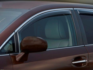 Toyota Venza 2009-2014 - Дефлекторы окон (ветровики), передние, темные. (WeatherTech) фото, цена