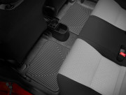 Toyota Yaris 2012-2014 - Коврики резиновые, задние, черные. (WeatherTech) фото, цена