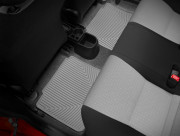 Toyota Yaris 2012-2014 - Коврики резиновые, задние, серые. (WeatherTech) фото, цена