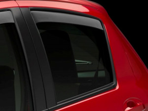 Toyota Yaris 2012-2014 - Дефлекторы окон (ветровики), задние, темные. (WeatherTech) фото, цена