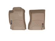 Subaru Forester 2002-2007 - Коврики резиновые с бортиком, передние, бежевые. (WeatherTech) фото, цена