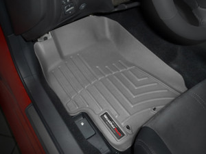 Subaru Impreza 2007-2011 - (WRX / STI) Коврики резиновые с бортиком, передние, серые. (WeatherTech) фото, цена