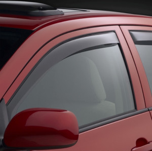 Subaru Impreza 2012-2014 - (Sedan / Hatchback) Дефлекторы окон (ветровики), передние, светлые. (WeatherTech) фото, цена
