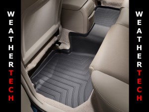 Subaru Legacy 2005-2009 - Коврики резиновые с бортиком, задние, черные. (WeatherTech) фото, цена