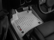 Volkswagen Touareg 2011-2017 - Коврики резиновые с бортиком, передние, серые. (WeatherTech) фото, цена