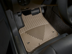 Volkswagen Touareg 2003-2010 - Коврики резиновые, передние, бежевые. (WeatherTech) фото, цена