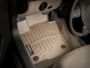 Volkswagen Jetta 2011-2014 - Коврики резиновые с бортиком, передние, бежевые. (WeatherTech) фото, цена