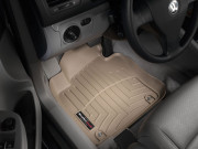 Volkswagen Jetta 2005-2010 - Коврики резиновые с бортиком, передние, бежевые. (WeatherTech) фото, цена