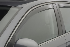 Volkswagen Jetta 2005-2010 - Дефлекторы окон (ветровики), передние, светлые. (WeatherTech) фото, цена