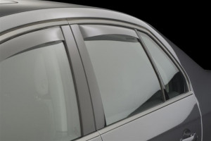 Volkswagen Jetta 2005-2010 - Дефлекторы окон (ветровики), задние, светлые. (WeatherTech) фото, цена