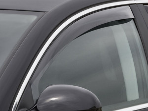Volkswagen Passat 2005-2011 - Дефлекторы окон (ветровики), передние, светлые. (WeatherTech) фото, цена