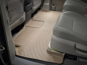 Volkswagen Routan 2009-2013 - Коврики резиновые с бортиком, задние, бежевые. (WeatherTech) фото, цена