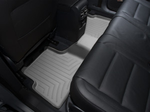 Volkswagen Tiguan 2009-2016 - Коврики резиновые с бортиком, задние, серые. (WeatherTech) фото, цена