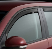 Volkswagen Tiguan 2009-2014 - Дефлекторы окон (ветровики), передние, темные. (WeatherTech)                            фото, цена