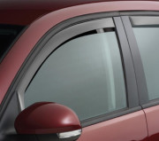 Volkswagen Tiguan 2009-2014 - Дефлекторы окон (ветровики), передние, светлые. (WeatherTech) фото, цена