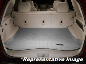 Land Rover Range Rover Sport 2013-2021 - Коврик резиновый с бортиком в багажник, серый. WeatherTech фото, цена