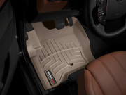 Land Rover Range Rover Sport 2008-2013 - Коврики резиновые с бортиком, передние, бежевые. (WeatherTech) фото, цена