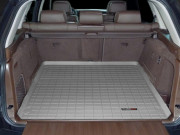 BMW X5 2007-2013 - (5 мест) Коврик резиновый в багажник, серый. (WeatherTech) фото, цена