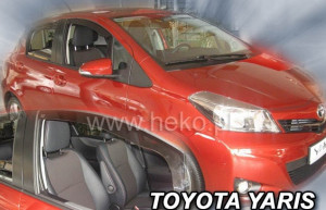 Toyota Yaris 2005-2012 - Дефлекторы окон (ветровики), к-т 2 шт., вставные. HEKO-team фото, цена