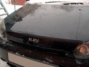 Honda HR-V 1999-2005 - Дефлектор капота (мухобойка), темный. (SIM) фото, цена