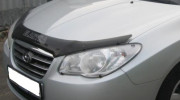 Hyundai Elantra 2006-2010 - Дефлектор капота, темный, с надписью, EGR фото, цена