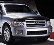 Infiniti QX56 2004-2010 - Дефлектор капота (мухобойка), темный. (Infiniti) фото, цена