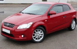 Дефлектор капота Kia ceed 2010