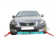 Honda Accord (USA) 2008-2012 - Хромированные накладки на противотуманные фары, пластик (Wellstar) фото, цена