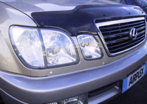 Lexus LX 1998-2007 - Защита передних фар, прозрачная. (Airplex) фото, цена
