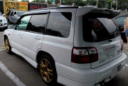 Subaru Forester 2002-2007 - Дефлекторы окон (ветровики), комлект 2 штуки. (Lavita) фото, цена