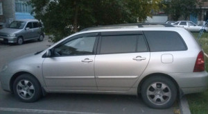 Toyota Corolla 2001-2006 - (Wagon) - Дефлекторы окон (ветровики), комлект. (Cobra Tuning) фото, цена