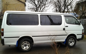 Toyota Hiace 1997-2002 - Дефлекторы окон (ветровики), комлект. (Cobra Tuning) фото, цена