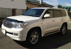 Toyota Land Cruiser 2008-2016 - Дефлекторы окон (ветровики), комплект. (Lavita) фото, цена